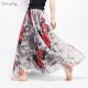 Fashion Florals Print Boho Style Elastic High Waist Chiffon Skirt Fashion Florals Print Boho Style Elastic High Waist Chiffon Skirt