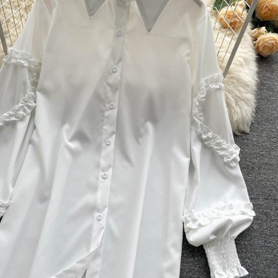 Sweater Dress Suits White Blouse and Sleeveless Knitted Tops Sweater Dress Suits White Blouse and Sleeveless Knitted Tops