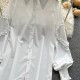 Sweater Dress Suits White Blouse and Sleeveless Knitted Tops Sweater Dress Suits White Blouse and Sleeveless Knitted Tops
