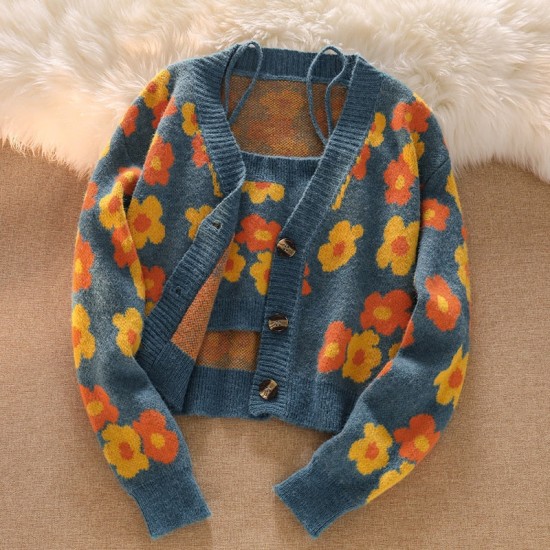 Cropped Sweater Autumn Winer Short Vest and Cardigan Crop Top Cropped Sweater Autumn Winer Short Vest and Cardigan Crop Top