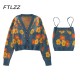 Cropped Sweater Autumn Winer Short Vest and Cardigan Crop Top Cropped Sweater Autumn Winer Short Vest and Cardigan Crop Top