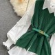 Sweater Dress Suits White Blouse and Sleeveless Knitted Tops Sweater Dress Suits White Blouse and Sleeveless Knitted Tops