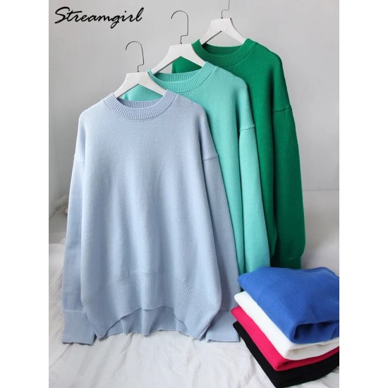 Oversized Sweaters Casual Autumn Warm Knit Women Jumper Oversized Sweaters Casual Autumn Warm Knit Women Jumper