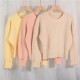 Women's Sweater Pullovers Warm Minimalist Short Elegant Solid Sweet Jumpers Women's Sweater Pullovers Warm Minimalist Short Elegant Solid Sweet Jumpers