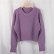 Women's Sweater Pullovers Warm Minimalist Short Elegant Solid Sweet Jumpers Women's Sweater Pullovers Warm Minimalist Short Elegant Solid Sweet Jumpers