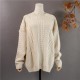 Sweaters Pullovers Minimalist Knitting Elegant Casual Loose Ladies Vintage Tops Sweaters Pullovers Minimalist Knitting Elegant Casual Loose Ladies Vintage Tops