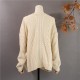 Sweaters Pullovers Minimalist Knitting Elegant Casual Loose Ladies Vintage Tops Sweaters Pullovers Minimalist Knitting Elegant Casual Loose Ladies Vintage Tops